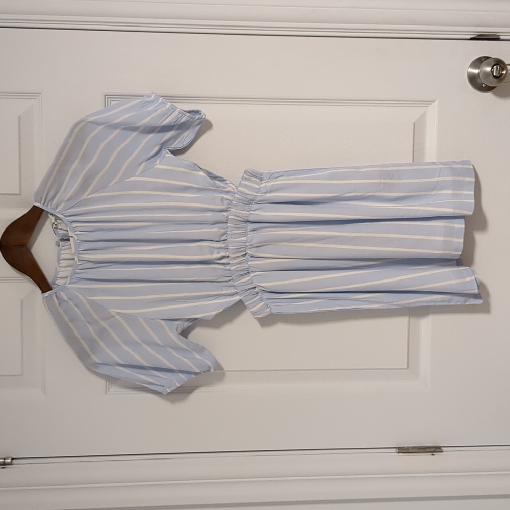 - Aubainerie Striped Short Dress